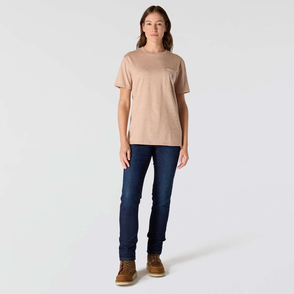 Carhartt 103067 Women's Loose Fit Heavyweight Short Sleeve K87 Pocket T-Shirt