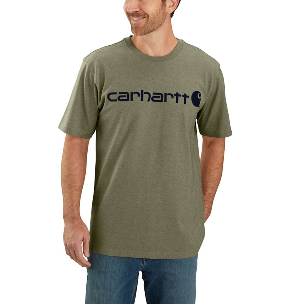 Carhartt 103361 Relaxed Fit Heavyweight Short Sleeve Logo Graphic T-Shirt