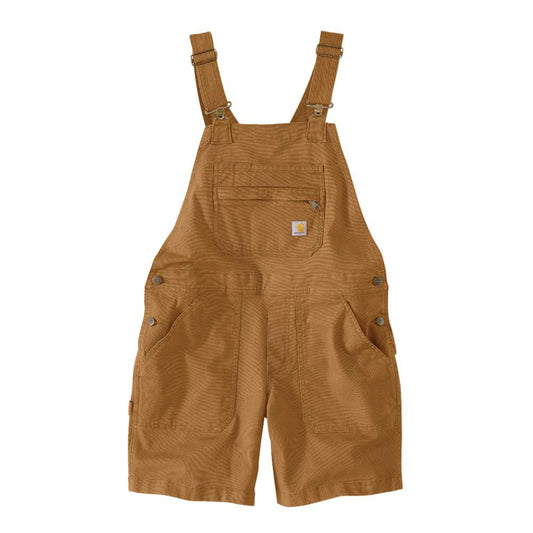 Carhartt 106197 Women's Rugged Flex Relaxed Fit Canvas Shortall