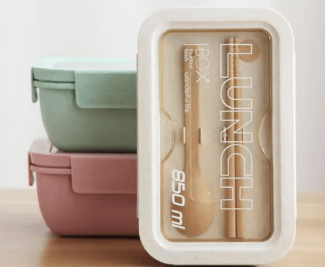 Eco-Friendly Lunch Box – Wheat Straw, 850ml