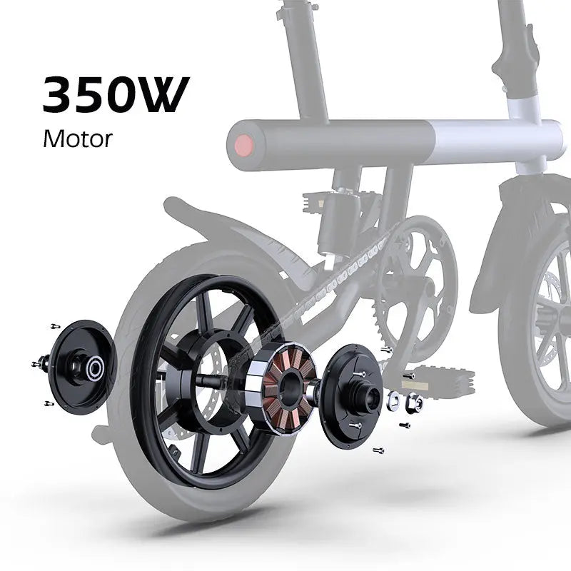 Electric Bike 36V 8Ah Battery 350 watts Motor 14 inch Folding Ebike Mankeel MZ-4
