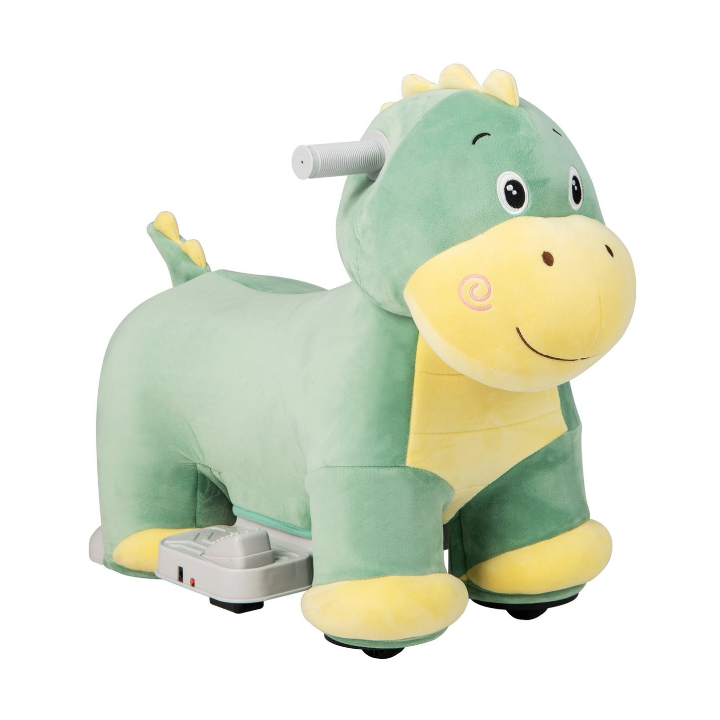 6V Electric Animal Ride On Toy with Music Function-Beige