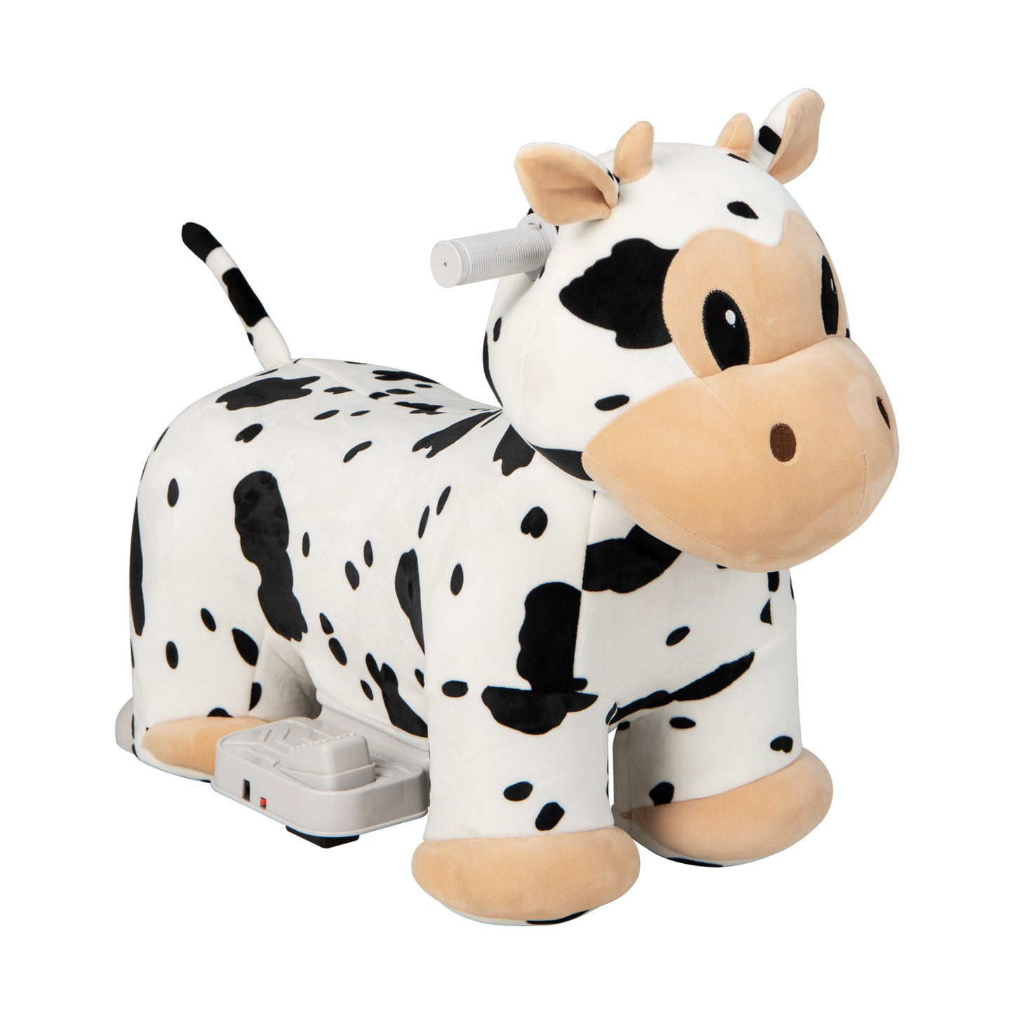 6V Electric Animal Ride On Toy with Music Function-Beige