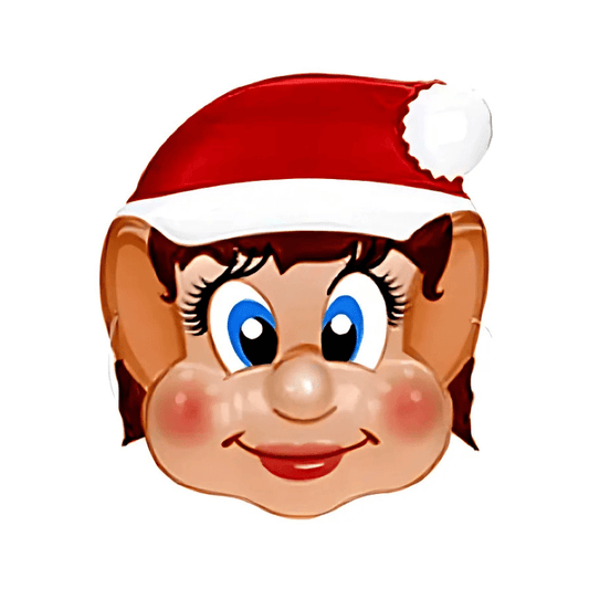 Mrs Elf Christmas Face Mask