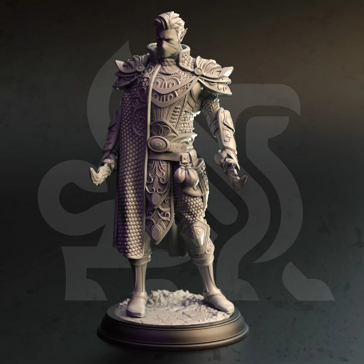 Erestian – Arcane Agent - 3D Printed Rogue Miniature