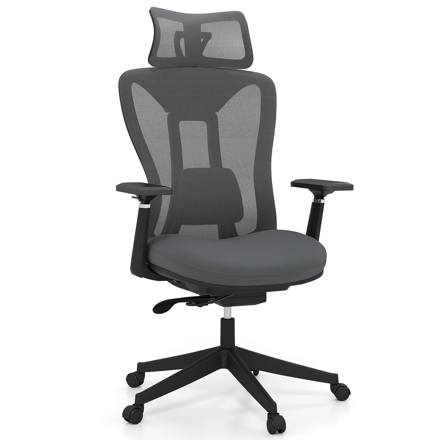 Ergonomic Mesh Office Chair High Back Executive Chair with Adjustable Lumbar Support-Black
