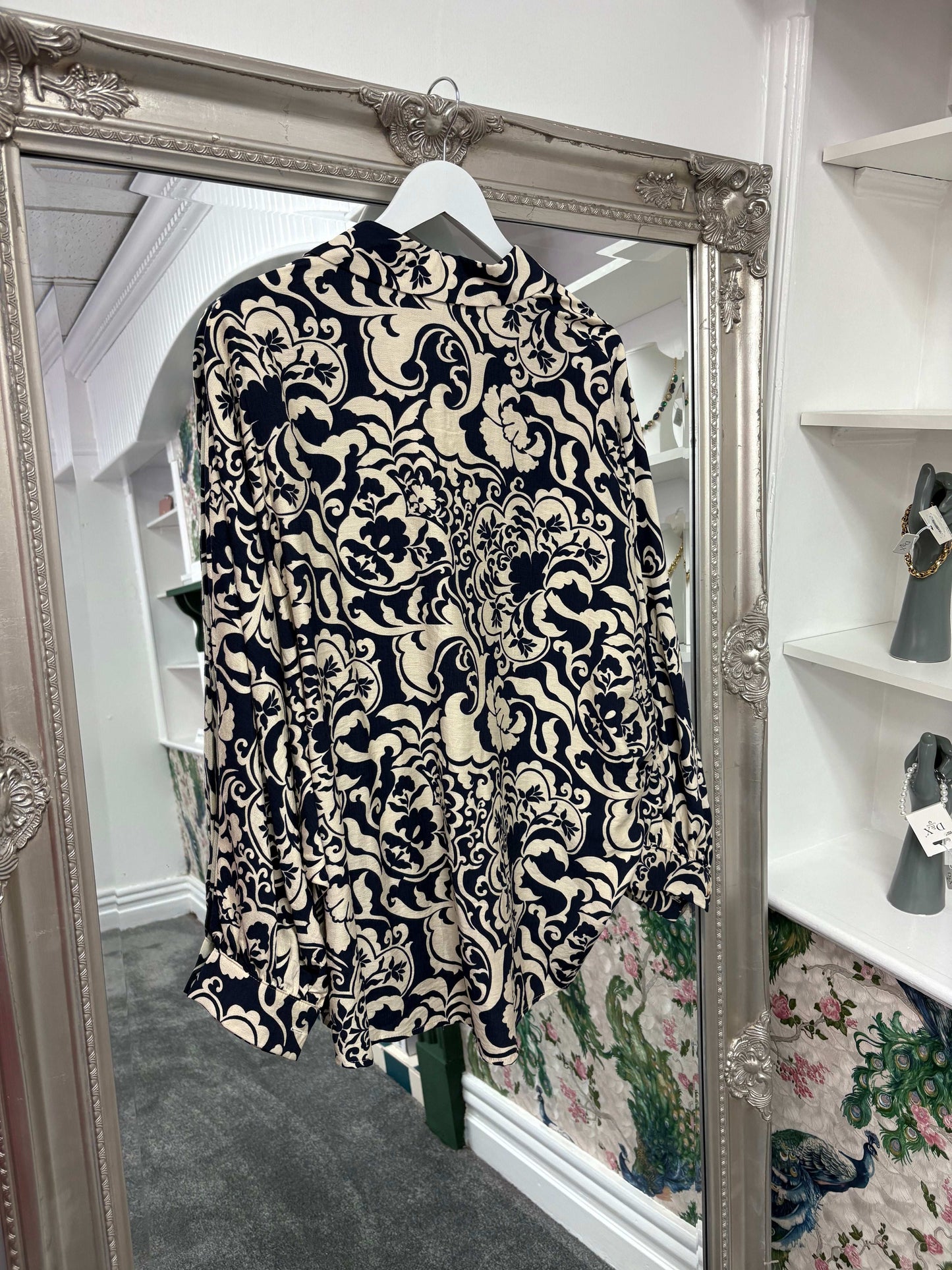 Luxtyle Patterned Blouse – One Size (Fits 8–18)