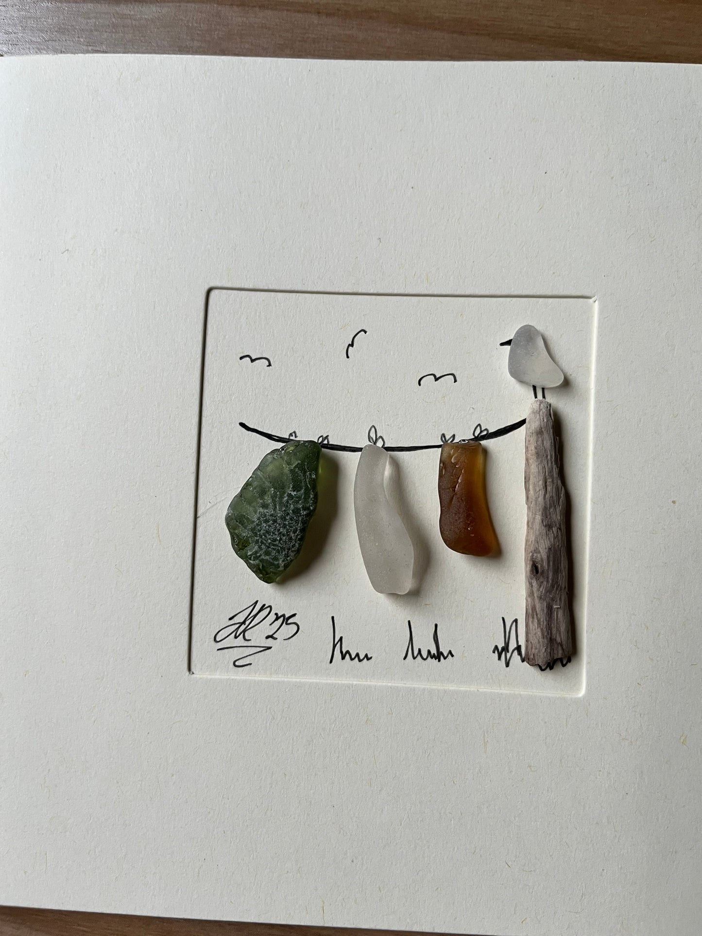 The Washing Line - Blank Card