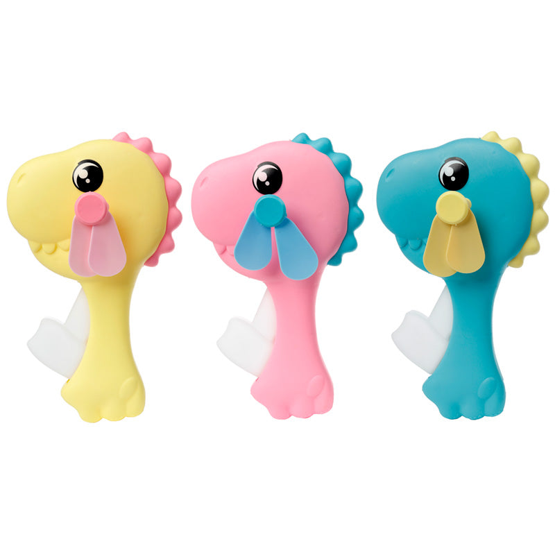 Dinosauria Handheld Hand-Operated Dinosaur Fan