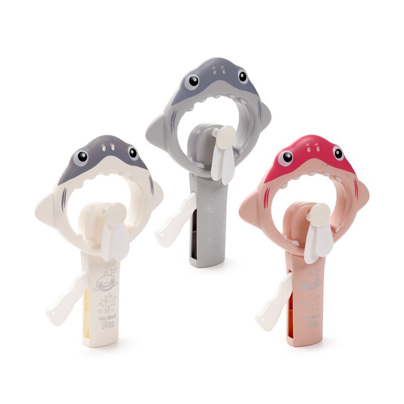 Hand Operated Hand Fan - Shark