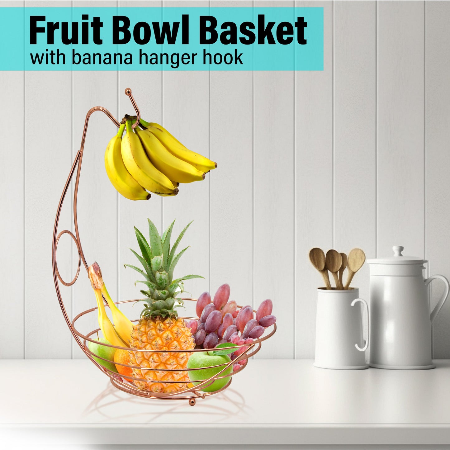 Stainless Steel Fruit Basket Chrome