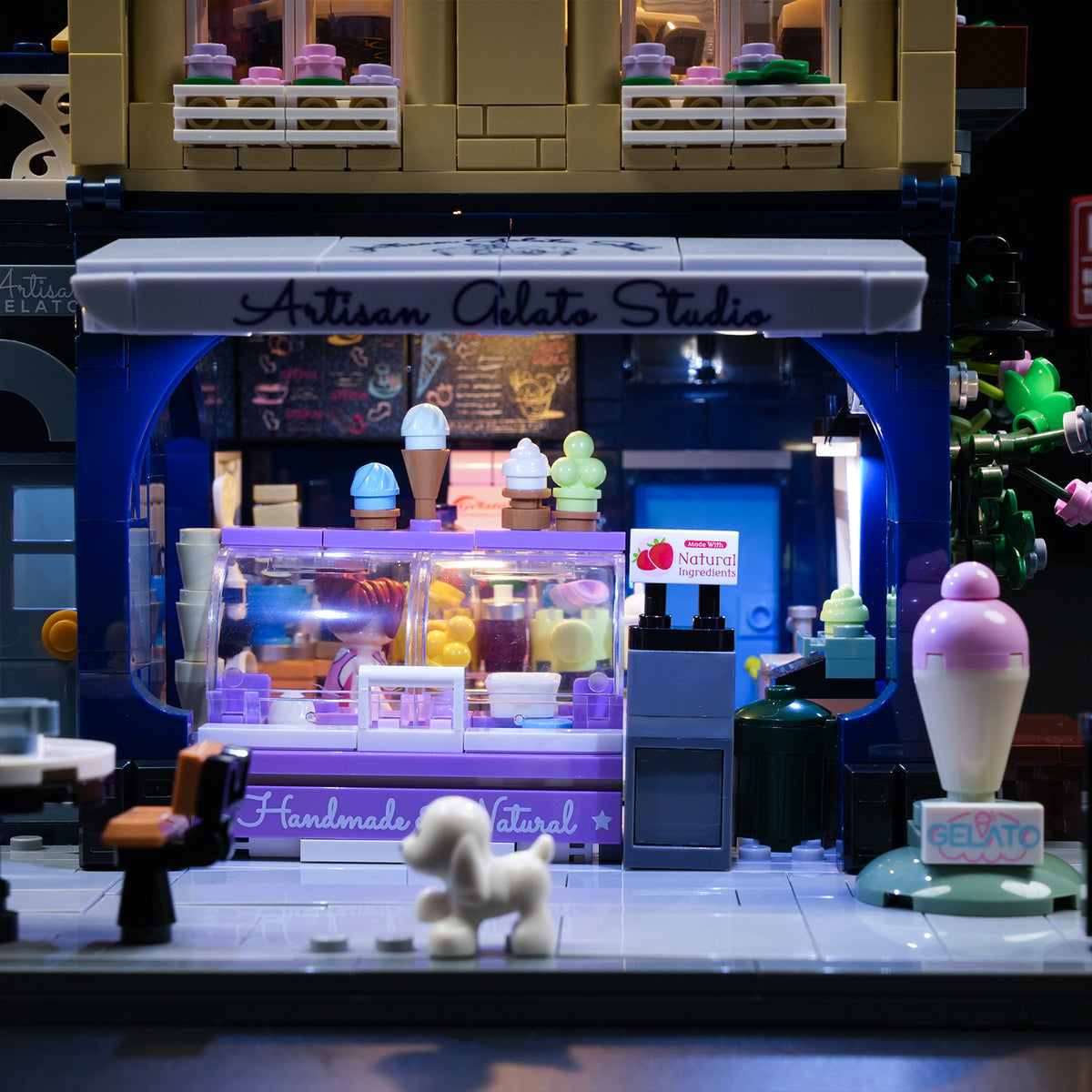 LUMIBRICKS - FUNWHOLE City Modular Gelato Store F9078