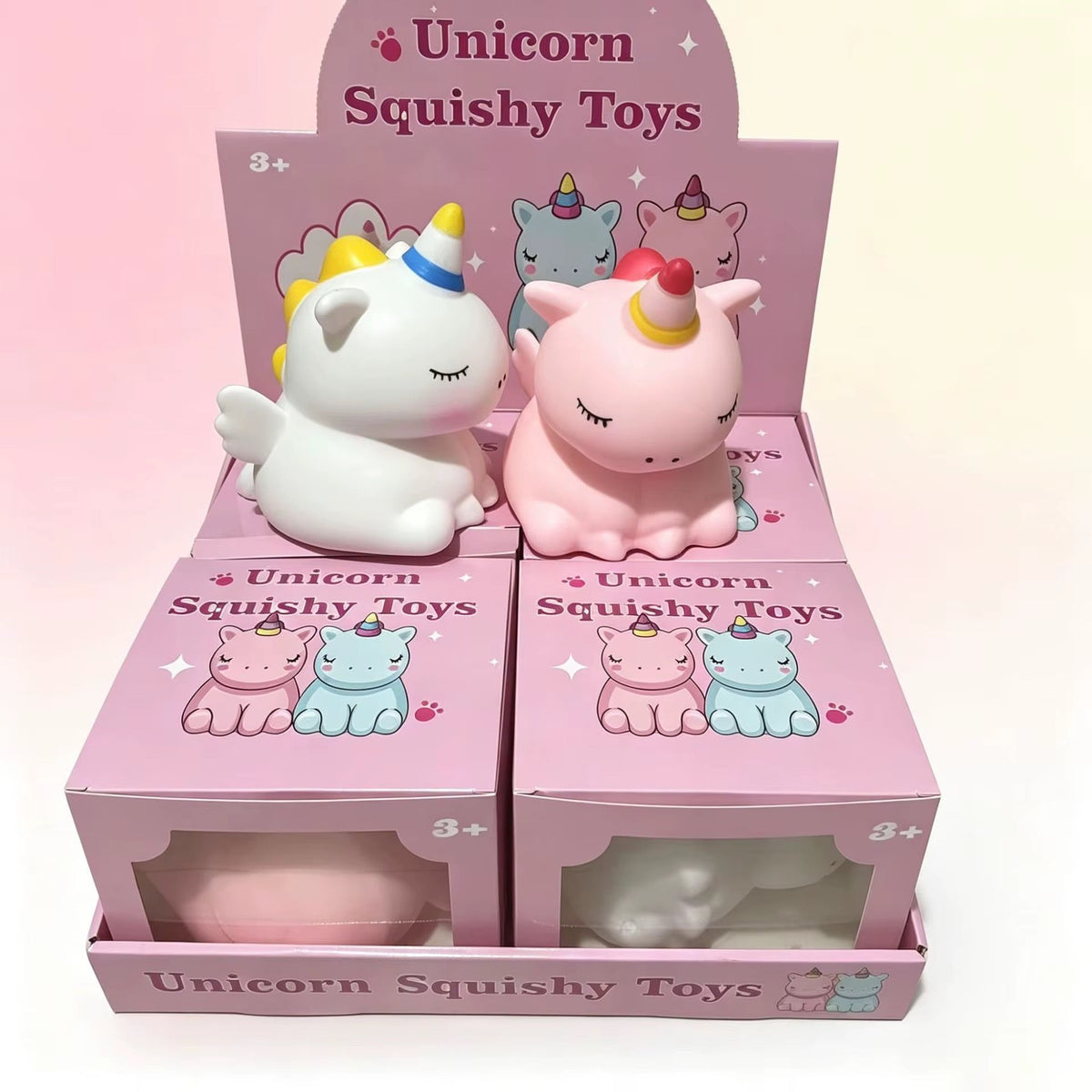 4pcs squshy unicorn