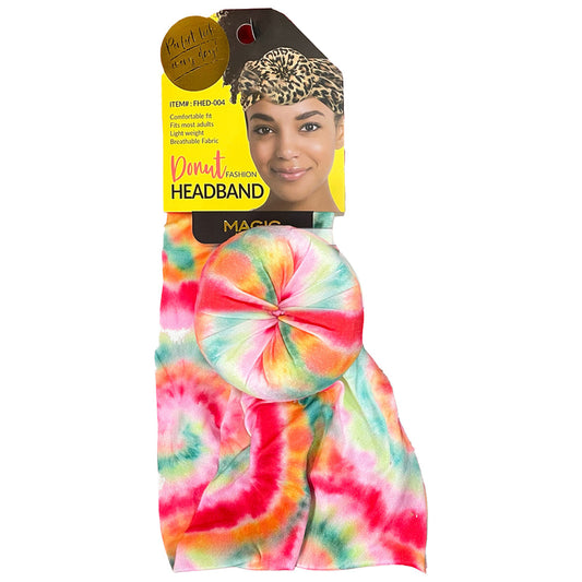 Magic Collection Donut Fashion Headband (FHED-004) - Effortless Style & Comfort for All Hair Types, One Size