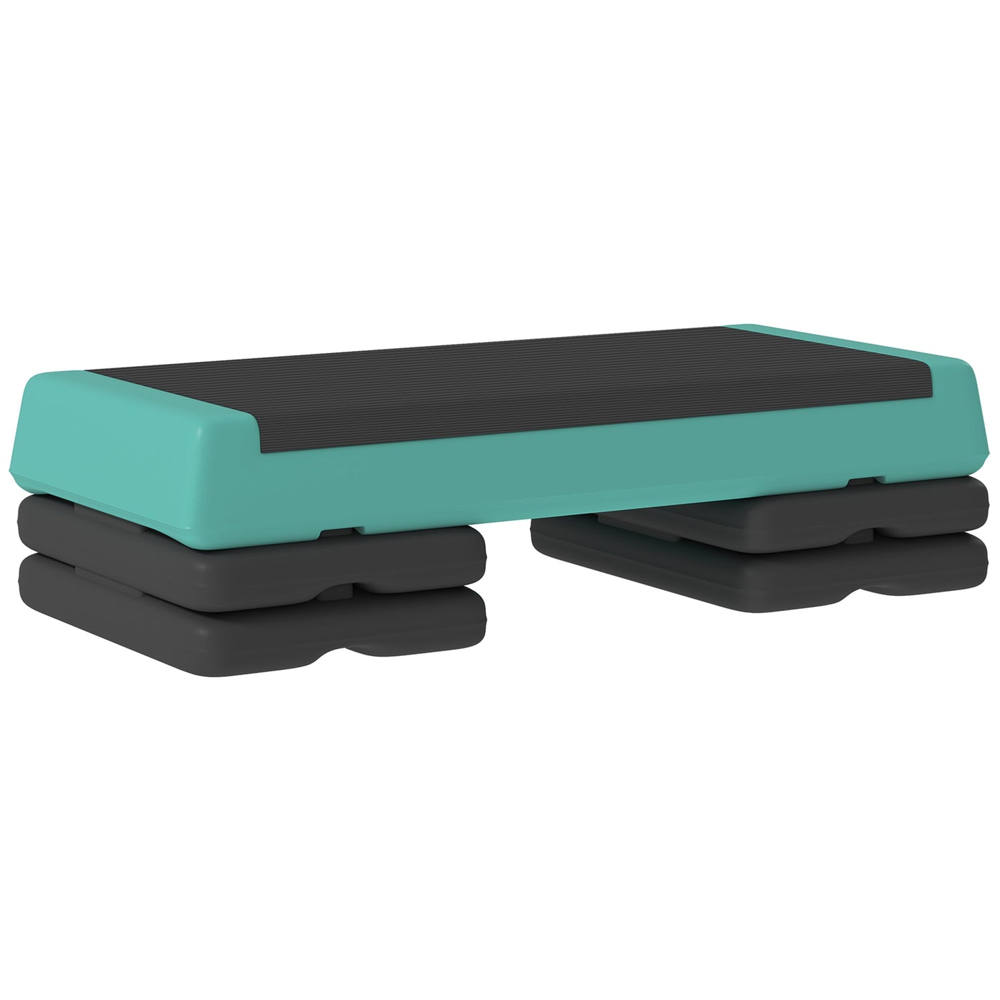 SPORTNOW Aerobic Step, 10.5/15.5/20.5cm Exercise Stepper for Home