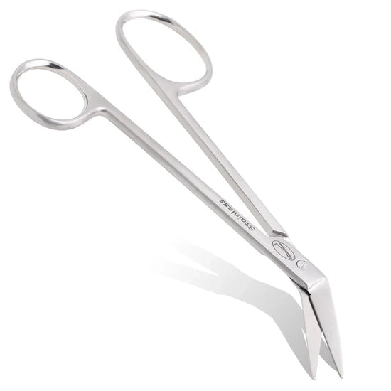 Fine Lines UK Toenail Scissors Ergonomic Special Handle for Thick & Ingrown Nails, Professional Pedicures