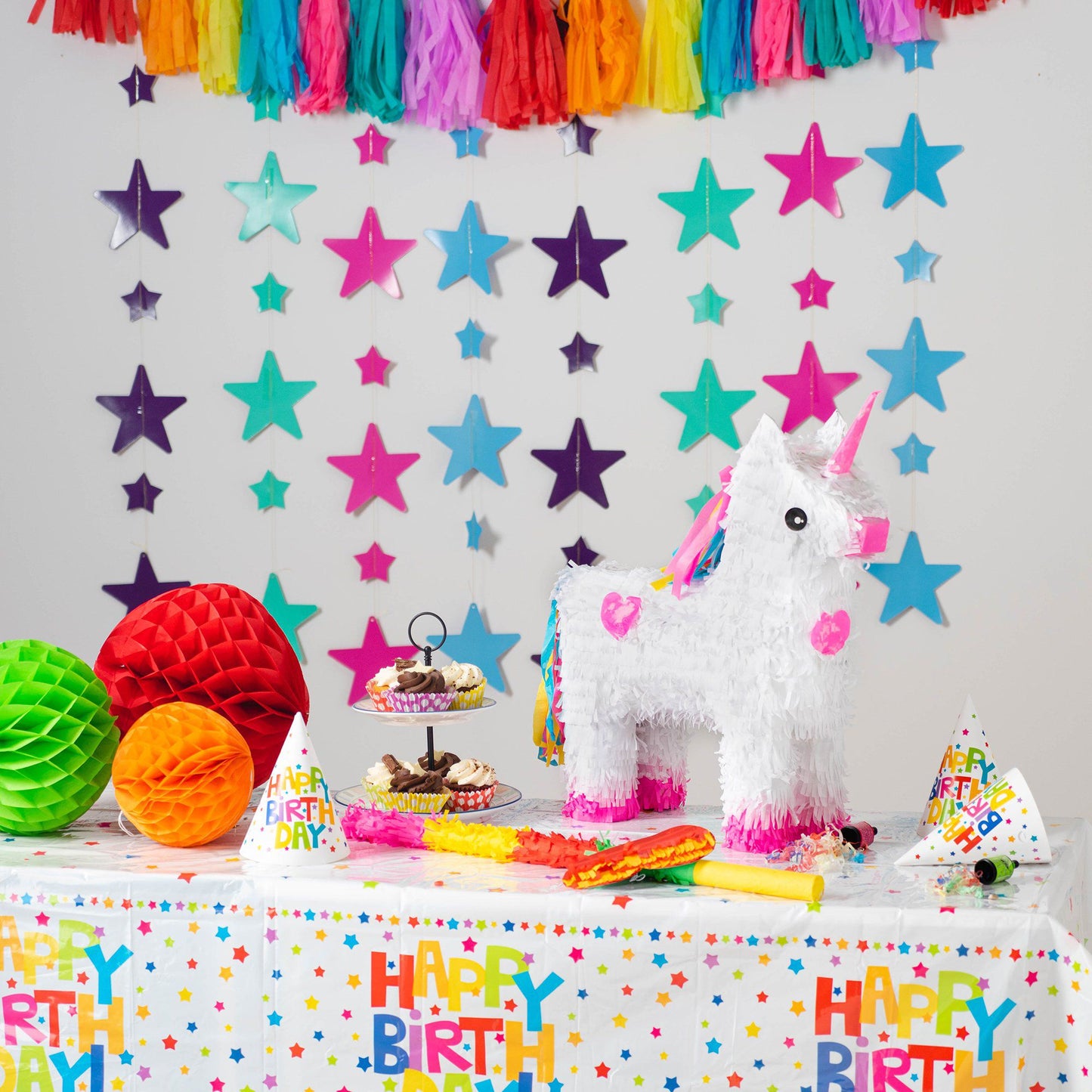 Large Unicorn Pinata Party Set
