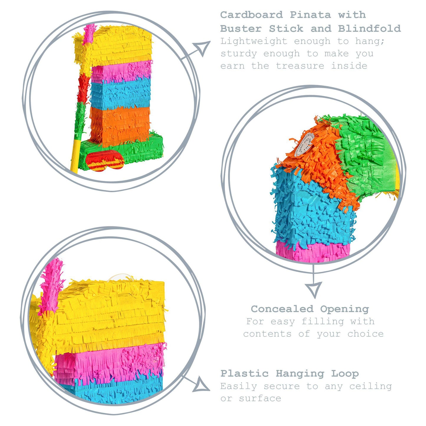 Large Number 1 Pinata Party Set