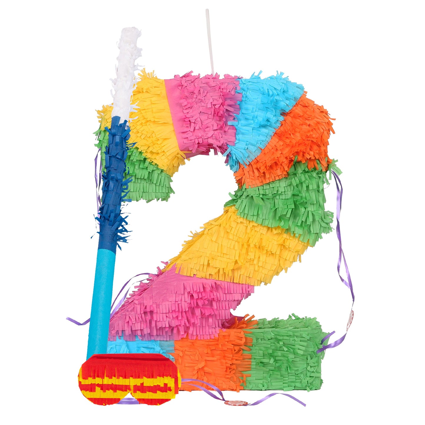 Large Number 2 Pinata Party Set