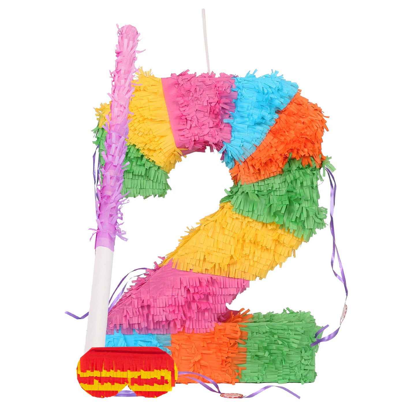Large Number 2 Pinata Party Set