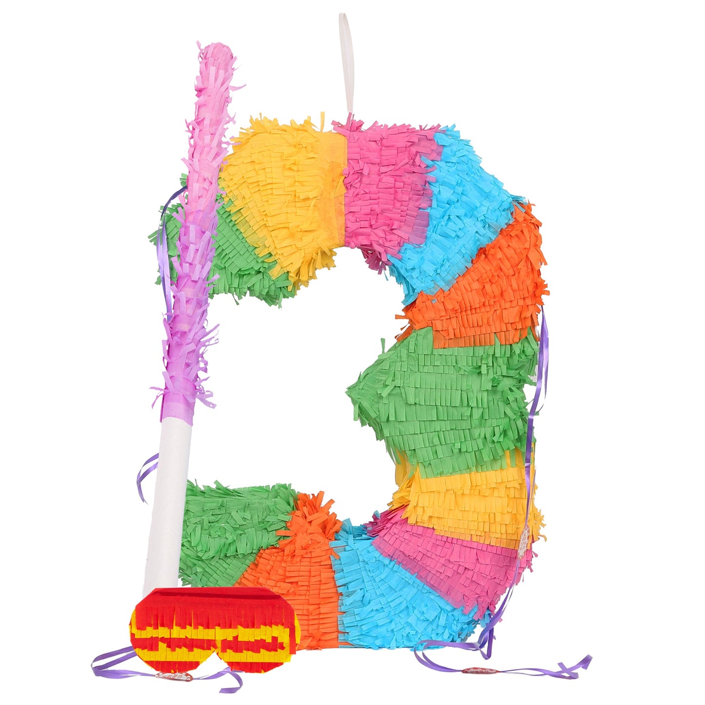 Large Number 3 Pinata Party Set