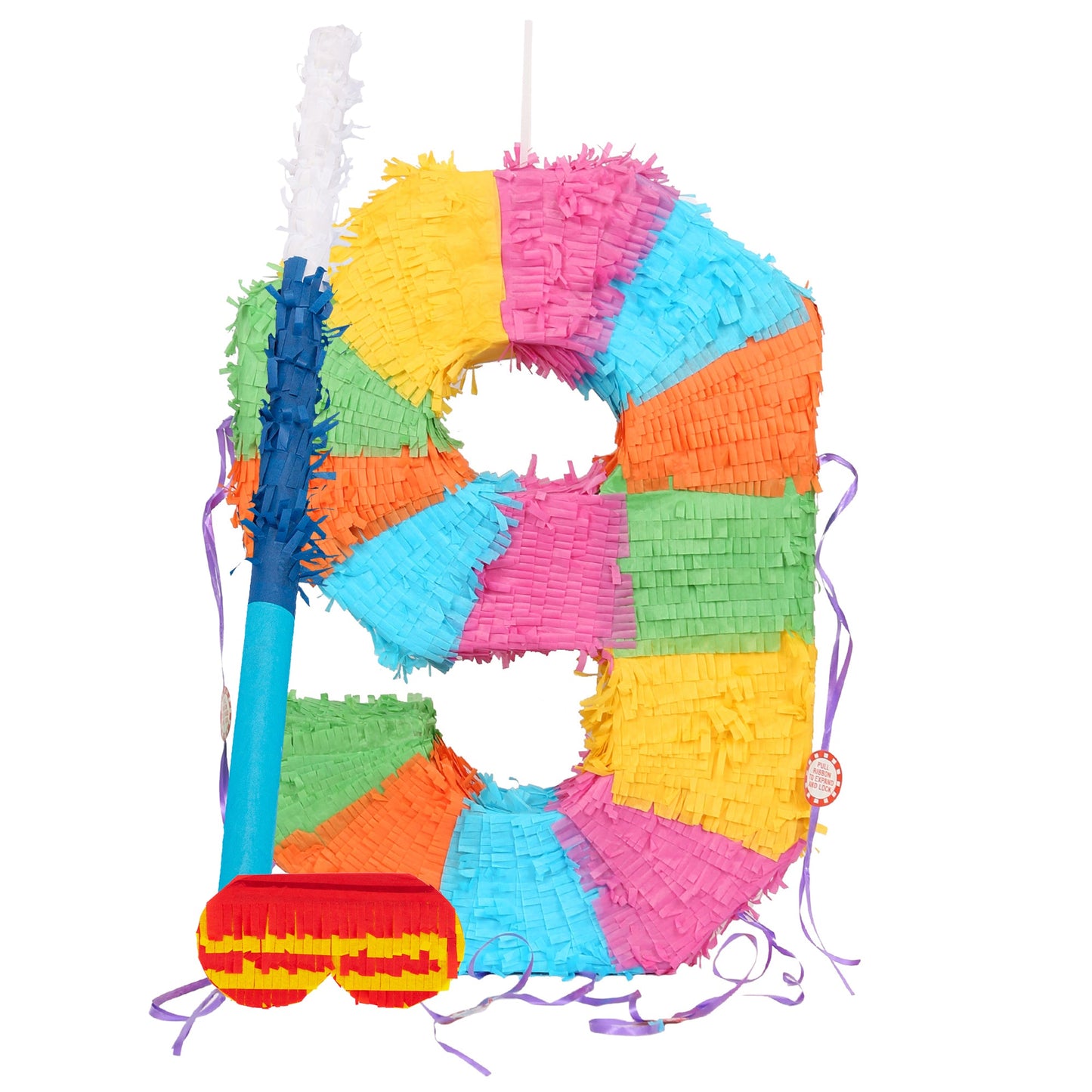 Large Number 9 Pinata Party Set