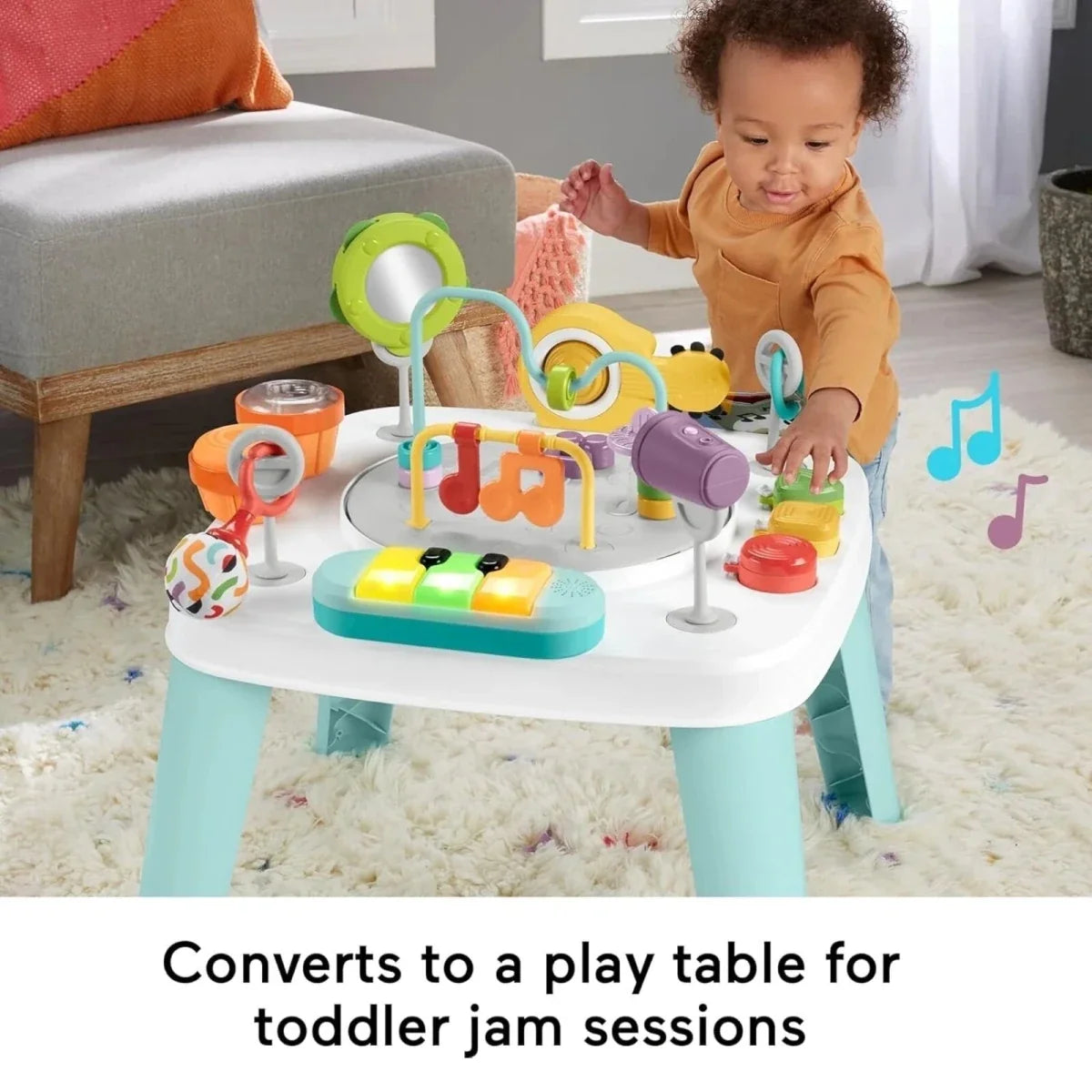 Fisher-Price 3-in-1 Hit Wonder Baby Activity Centre & Toddler Play Table