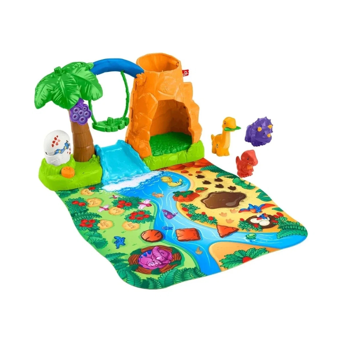 Fisher-Price Little People Dinosaur Village & Playmat Playset