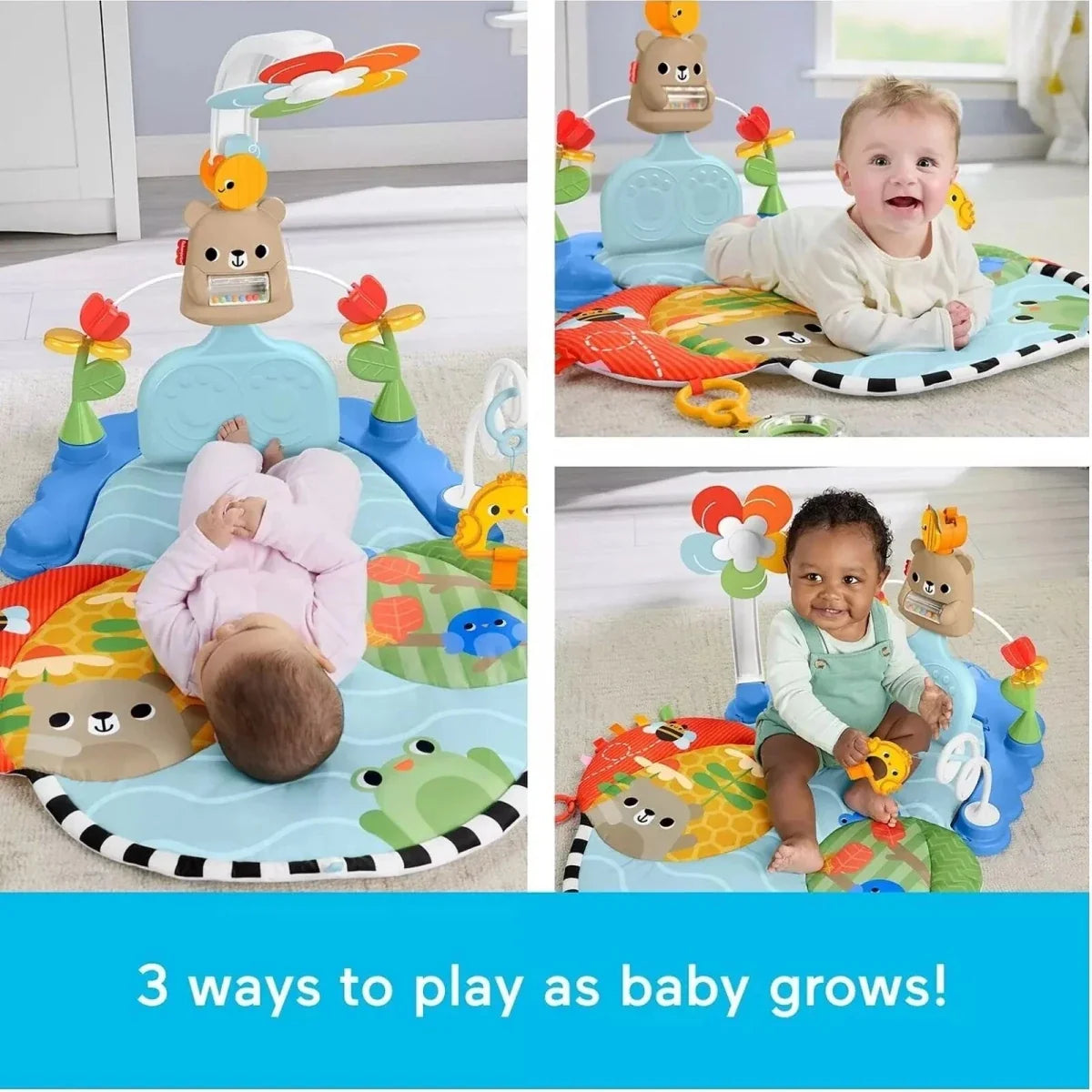 Fisher-Price 3-in-1 Kick & Sway Activity Gym
