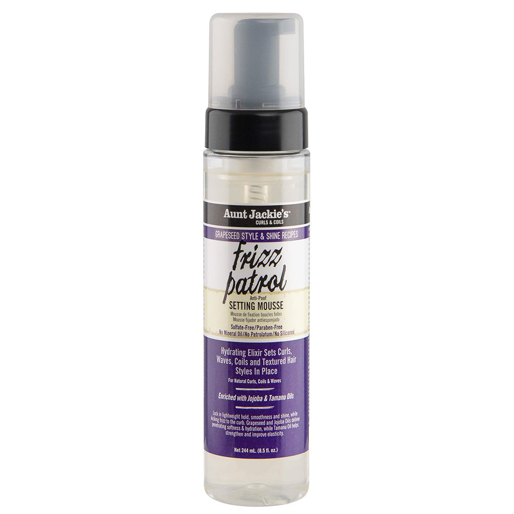 Aunt Jackie's Frizz Patrol Setting Mousse 8.5oz