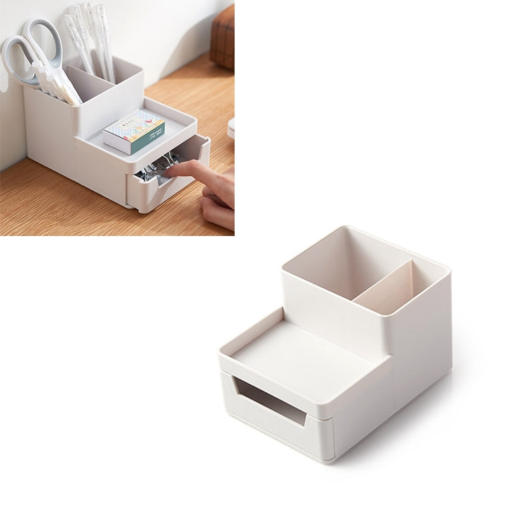 Desk-top Removable Pen Holder Stationery Box Assembly File Storage Box, 0115-2 (Grey White), 0115-2 (Blue Green)