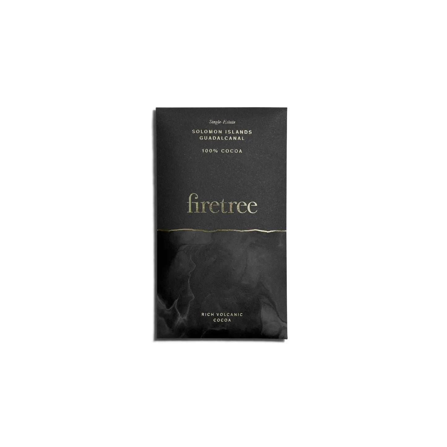 Solomon Islands Guadalcanal 100% rich volcanic dark chocolate bar