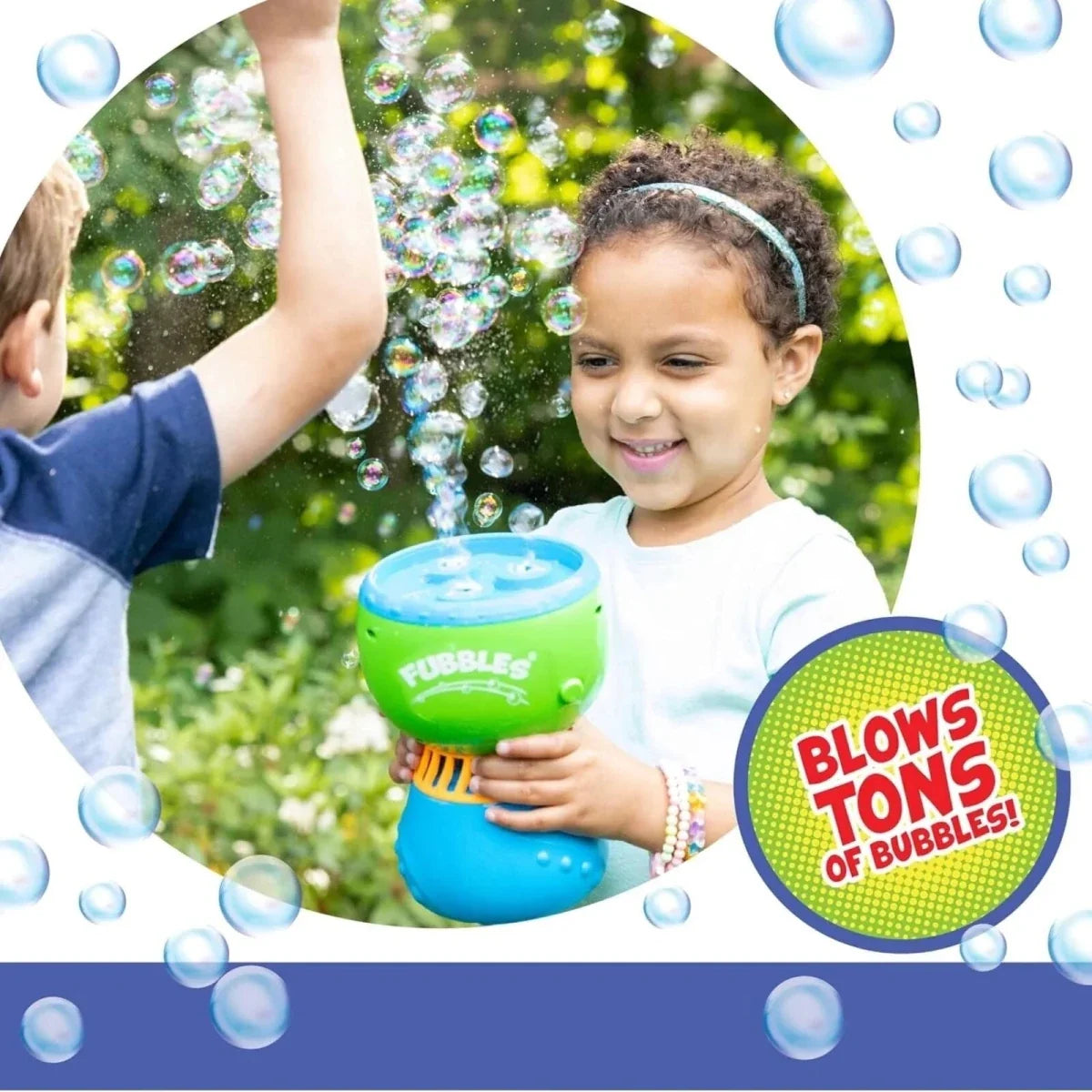 Fubbles No-Spill Fun-Finiti Bubble Machine