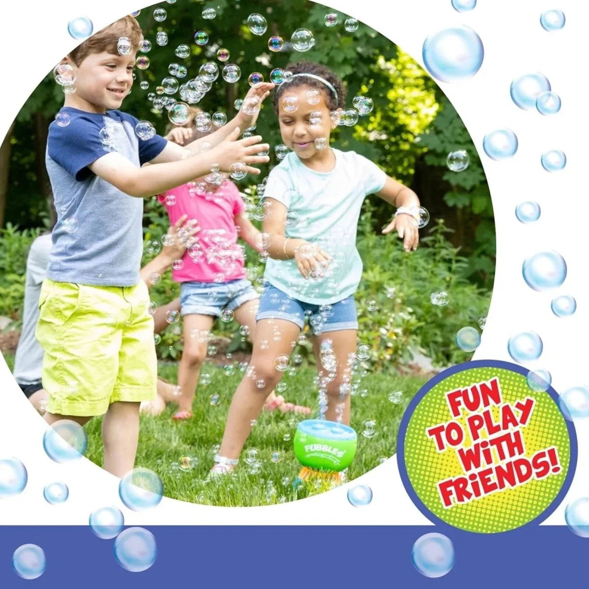Fubbles No-Spill Fun-Finiti Bubble Machine