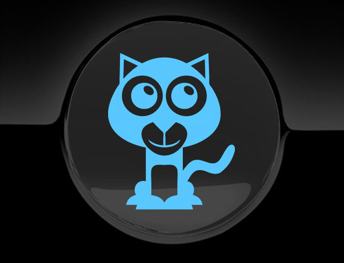Adorable Wildcat Fuel Cap Car Sticker