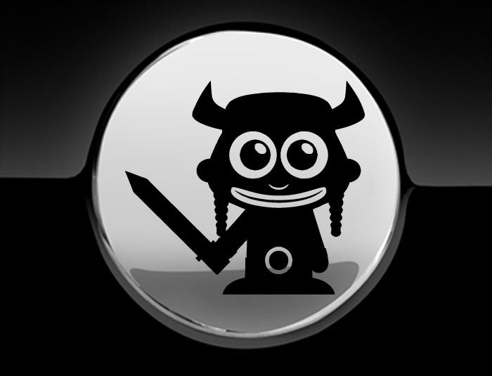 Adorable Viking Fuel Cap Car Sticker