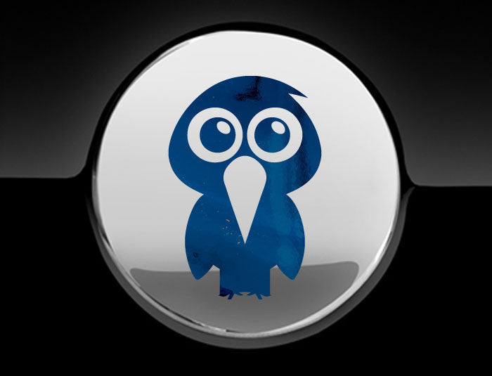 Adorable Hawk Fuel Cap Car Sticker