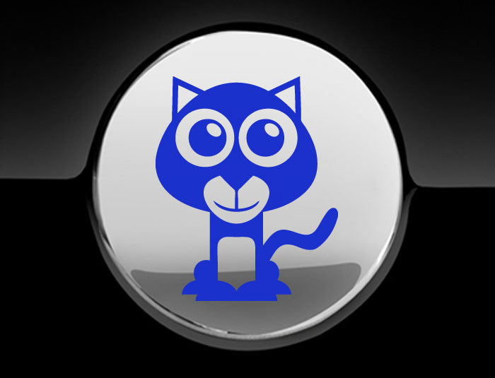 Adorable Panther Fuel Cap Car Sticker