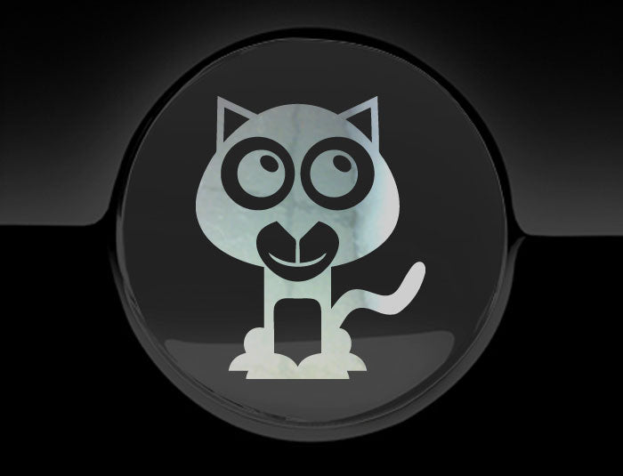 Adorable Panther Fuel Cap Car Sticker