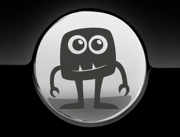 Adorable Monster Fuel Cap Car Sticker