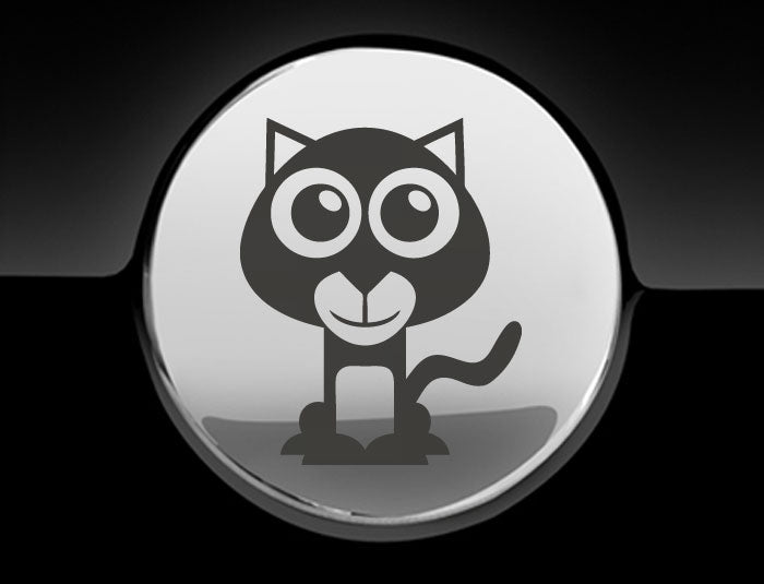 Adorable Panther Fuel Cap Car Sticker