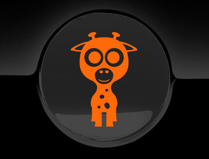 Adorable Giraffe Fuel Cap Car Sticker
