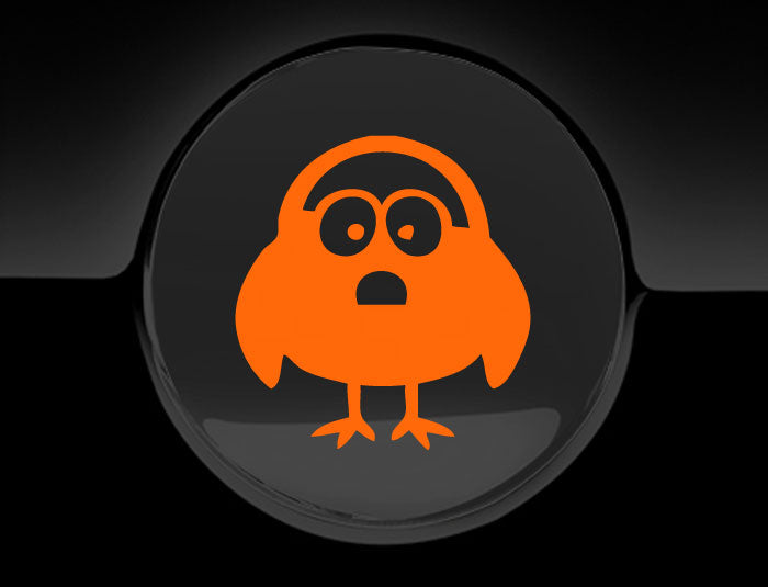 Funny Cartoon Bird Fuel Cap Cover Car Sticker