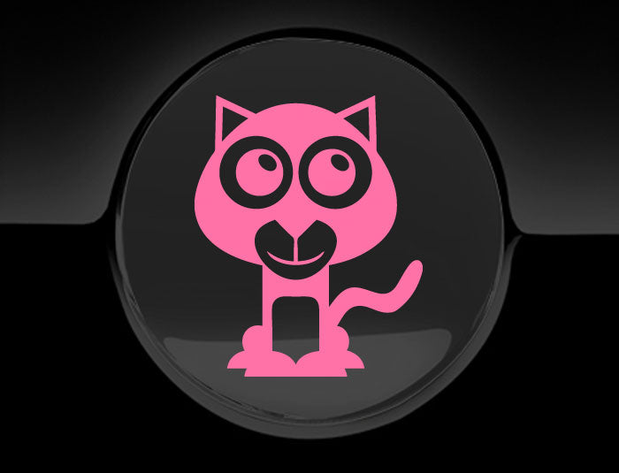 Adorable Panther Fuel Cap Car Sticker