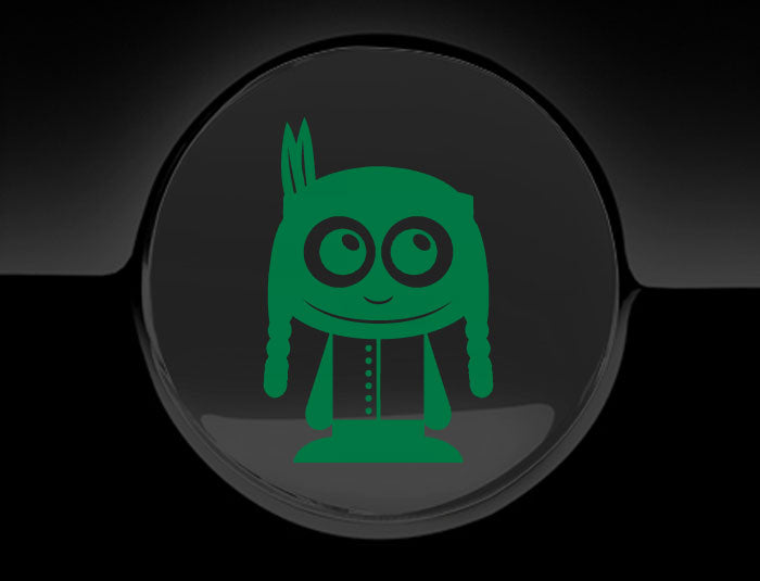 Adorable Indian Fuel Cap Car Sticker