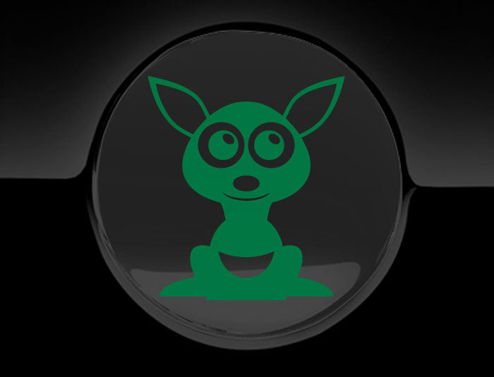 Adorable Kangaroo Fuel Cap Car Sticker