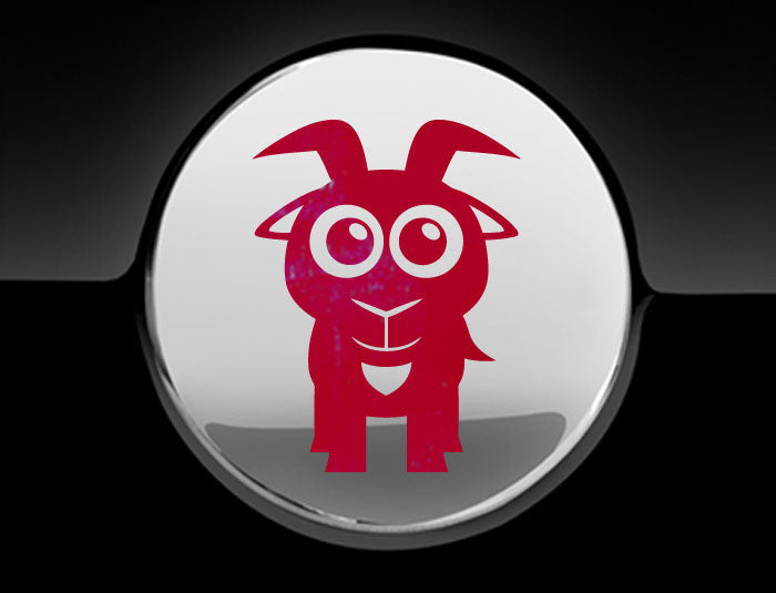 Adorable Goat Fuel Cap Car Sticker