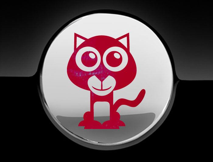 Adorable Panther Fuel Cap Car Sticker