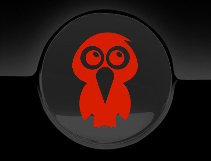 Adorable Hawk Fuel Cap Car Sticker