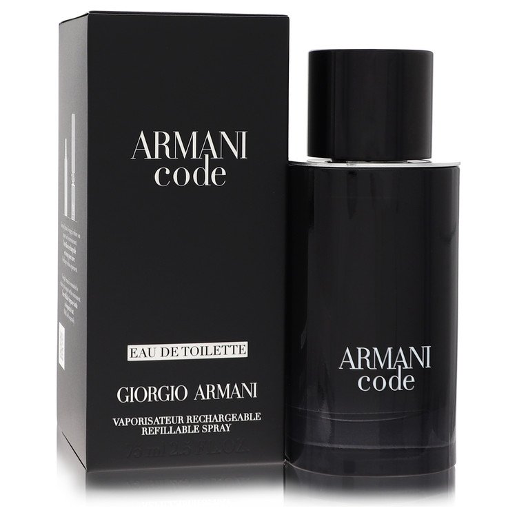 Giorgio Armani Armani Code Eau de Toilette 75ml Refillable Spray Men's Fragrance